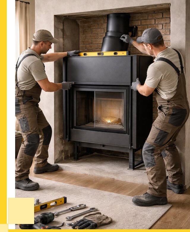 Установка каминных топок в Кизляре под ключ от 18290 р. | ЭриданКзр