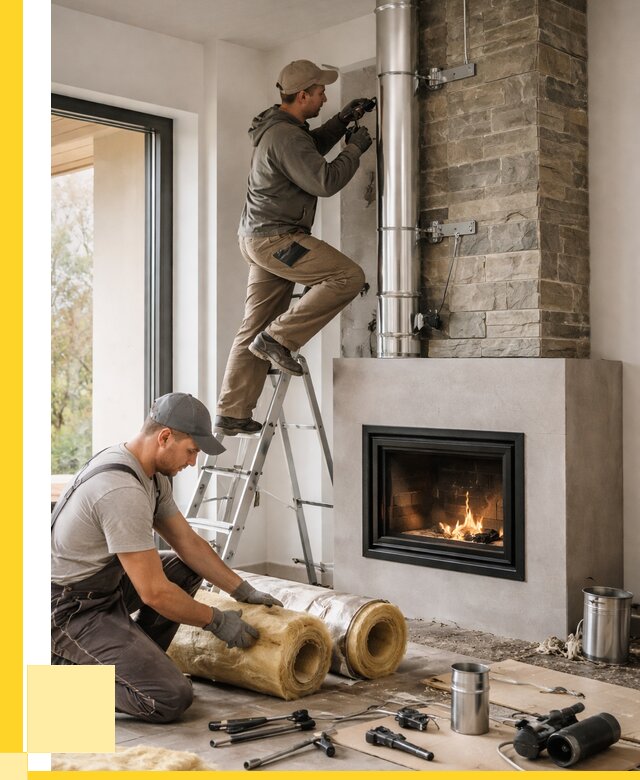 Монтаж дымоходов для каминов в Кизляре от 15242 р. ЭриданКзр