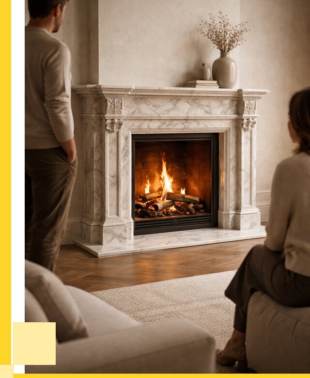 Мраморные камины под ключ в Кизляре от 254025 р. | ЭриданКзр