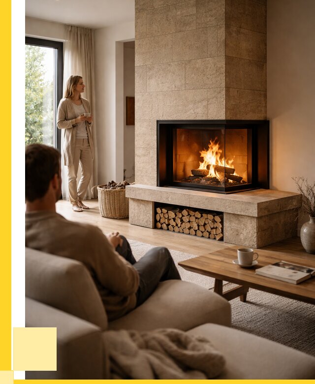 Угловые камины из кирпича установка в Кизляре от 152415 р. ЭриданКзр