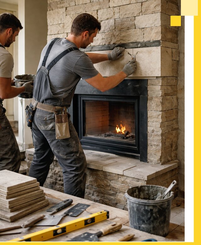 Проектирование и установка открытых каминов в Кизляре