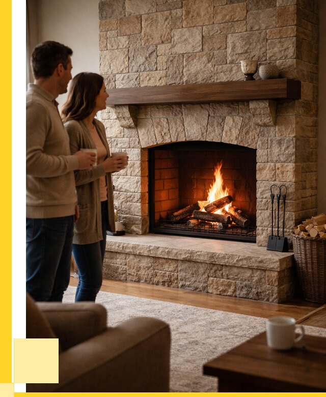 Каменные камины на заказ в Кизляре от 182898 р. | ЭриданКзр