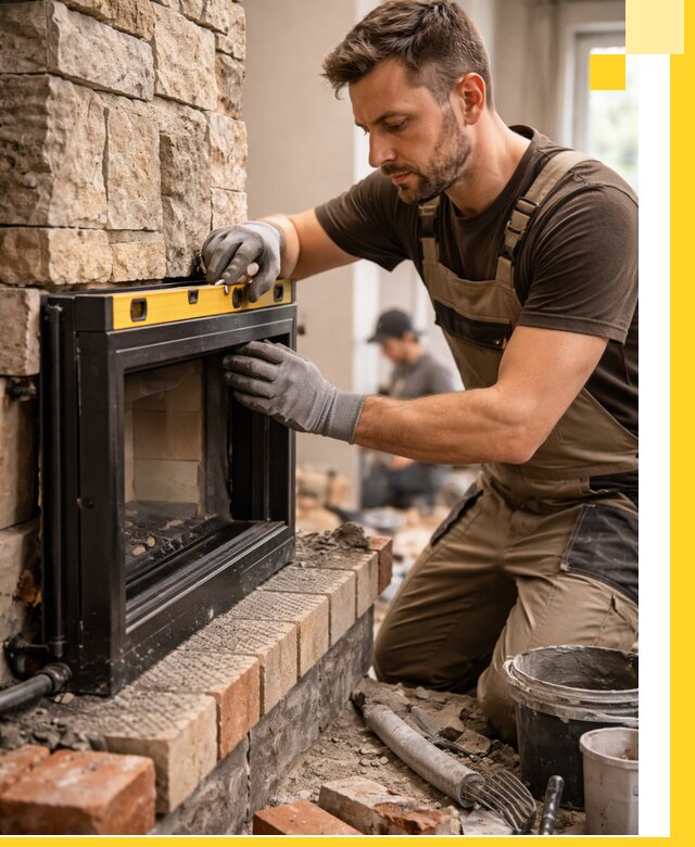 Дровяные камины под ключ в Кизляре: монтаж, обустройство