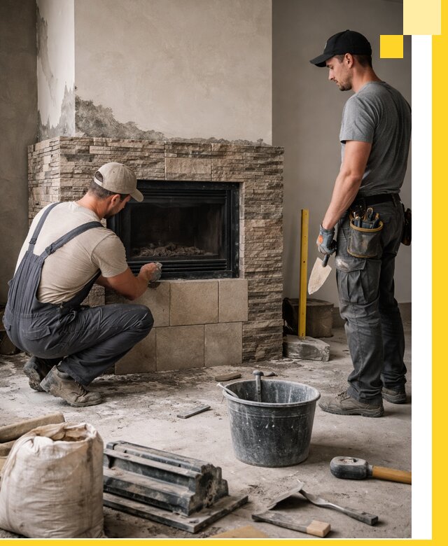 Камины под ключ в Кизляре: проект, изготовление и монтаж