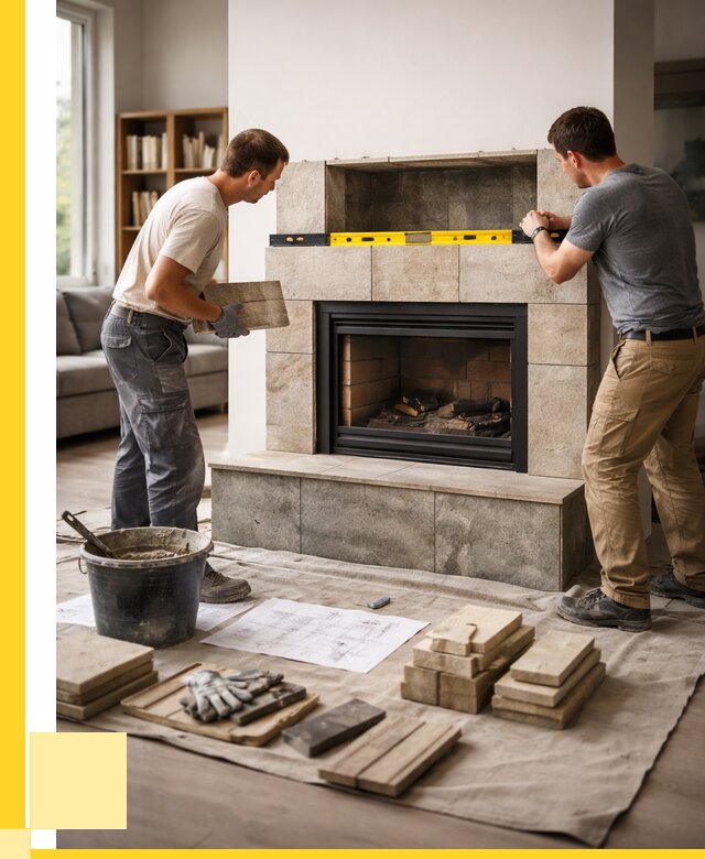 Монтаж каминов и установка в Кизляре от 45725 р. | ЭриданКзр