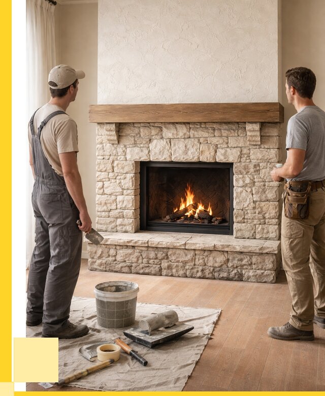 Отделка каминов в Кизляре от 6605 р. под ключ | ЭриданКзр