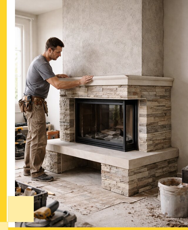 Изготовление каминов под ключ в Кизляре от 152415 р. | ЭриданКзр