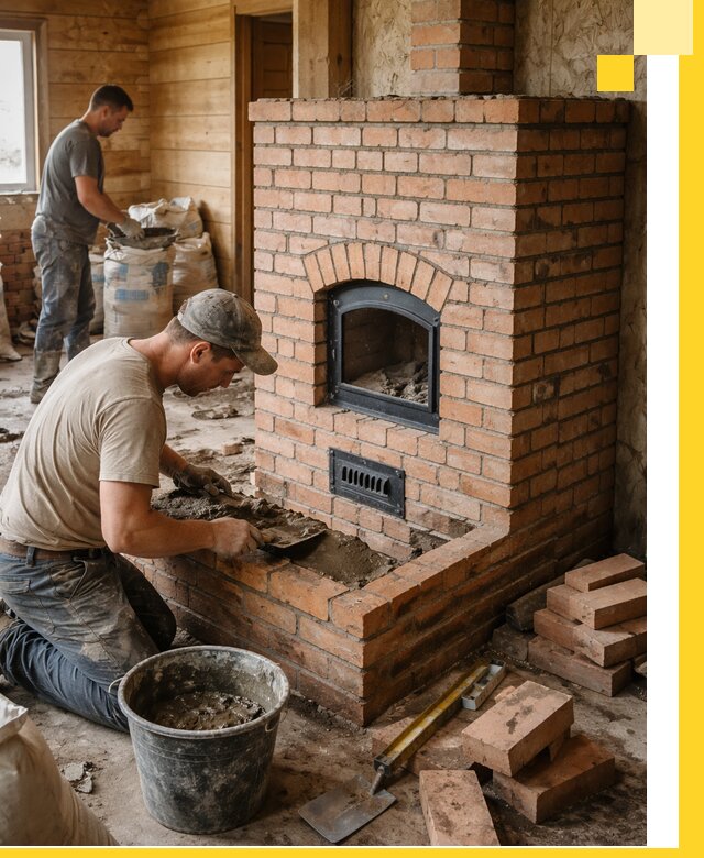 Профессиональное строительство печей в Кизляре под ключ