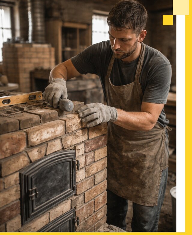 Изготовление печей на заказ в Кизляре с проектом и монтажом