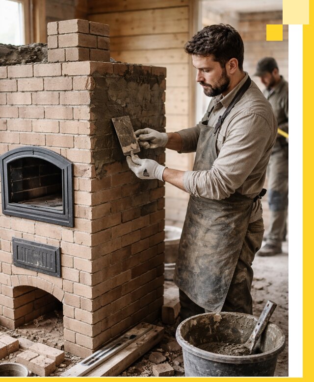 Изготовление и установка печей-шведок под ключ в Кизляре