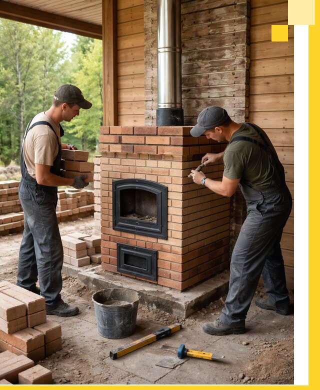 Производство и установка дачных печей под ключ в Кизляре