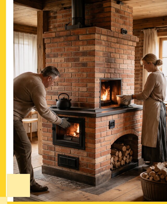 Печи для загородного дома под ключ в Кизляре от 81288 р. | ЭриданКзр