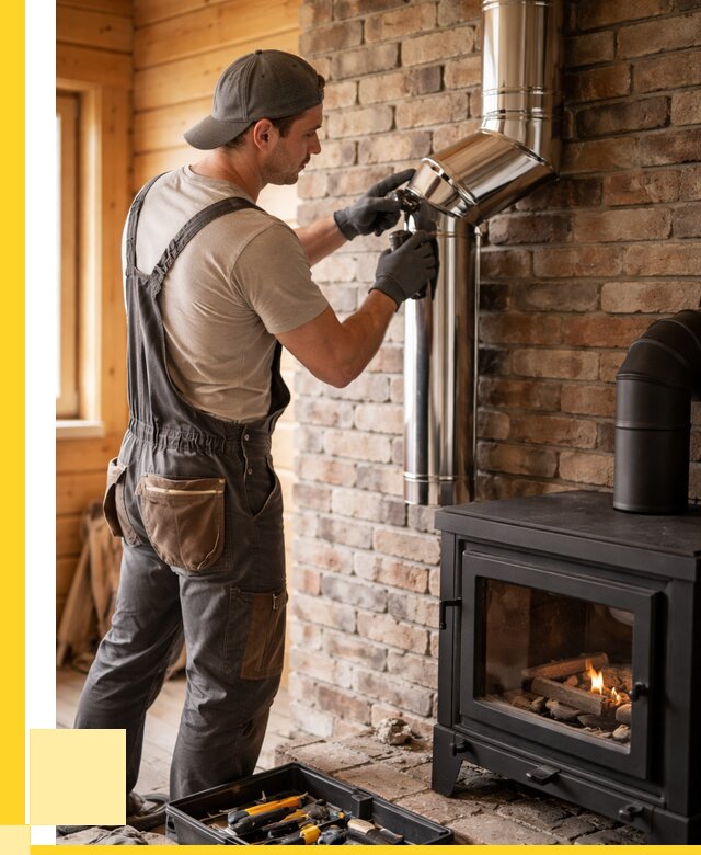 Монтаж дымоходов для печей в Кизляре от 7621 р. | ЭриданКзр
