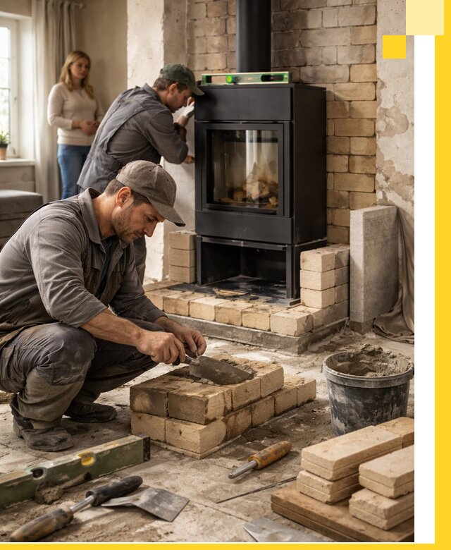 Печи и камины под ключ: проект, установка в Кизляре