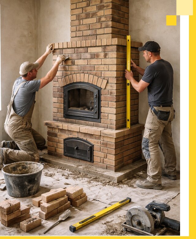 Продажа и установка печей и каминов для дома под ключ в Кизляре