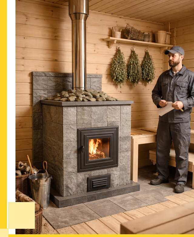 Печи для бани под ключ в Кизляре от 121932 р. | ЭриданКзр