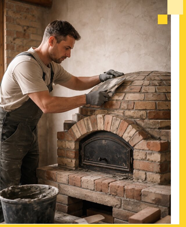 Изготовление и монтаж помпейских печей на заказ в Кизляре