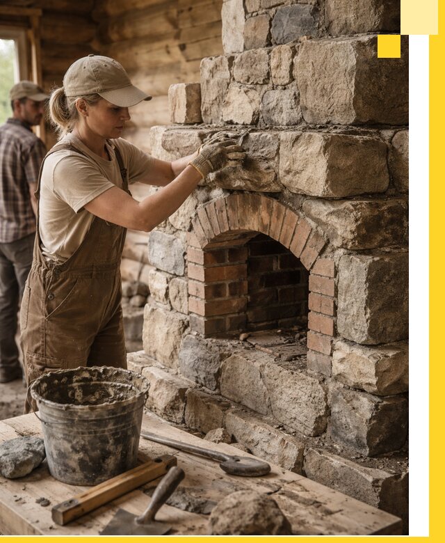 Каменные печи на заказ и монтаж в Кизляре, долговечные решения