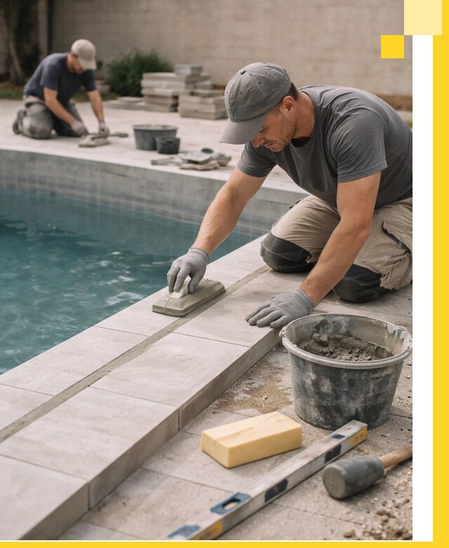 Отделка бассейнов в Кизляре: декоративная отделка и гидроизоляция