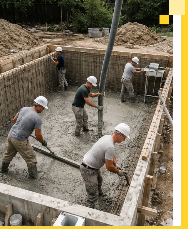 Строительство бетонных бассейнов под ключ в Кизляре