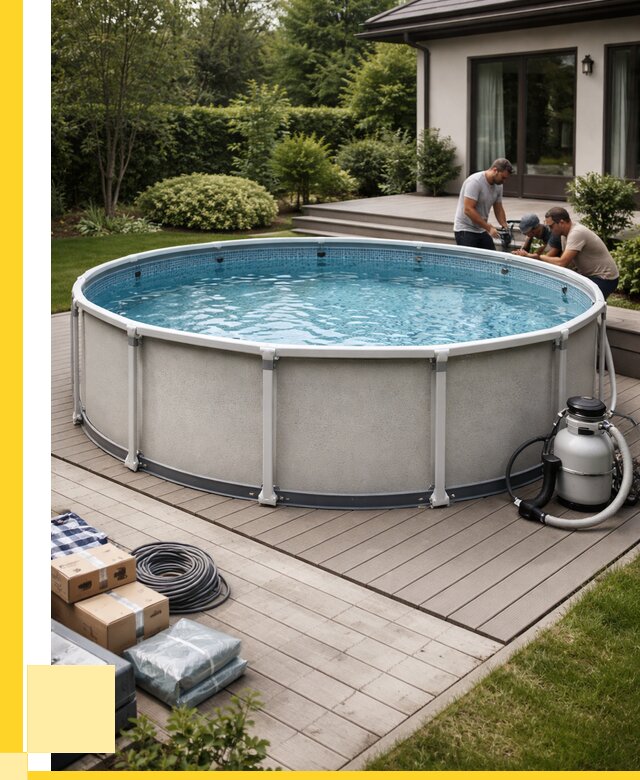 Купить каркасные бассейны в Кизляре от 45725 р. | ЭриданКзр