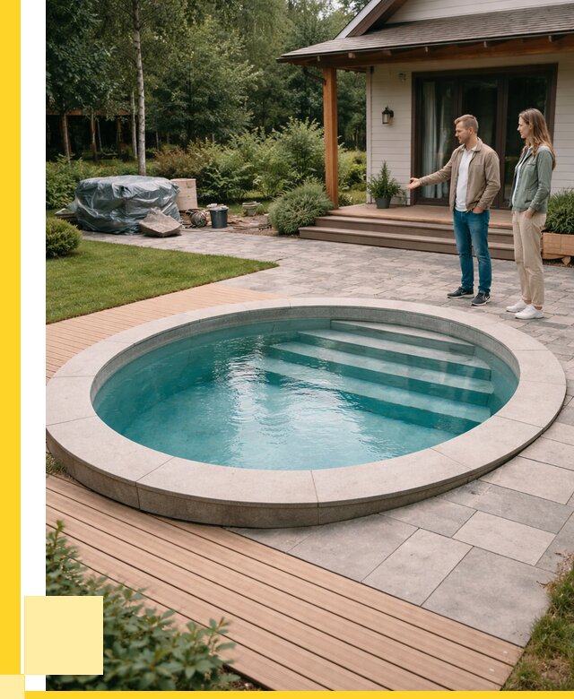 Бассейн на даче под ключ в Кизляре от 203220 р., ЭриданКзр