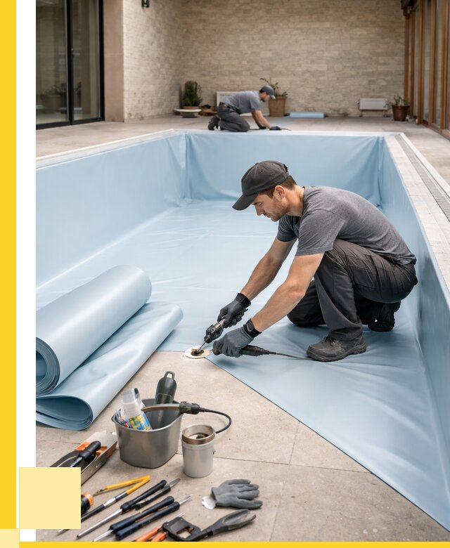 Пленка ПВХ для бассейнов в Кизляре от 2540 р. | ЭриданКзр