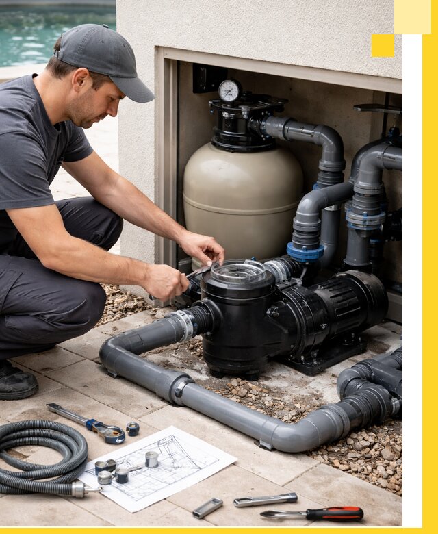 Поставка, монтаж и сервис насосов для бассейнов в Кизляре