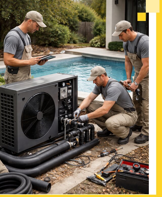 Проектирование и установка тепловых насосов для бассейнов в Кизляре