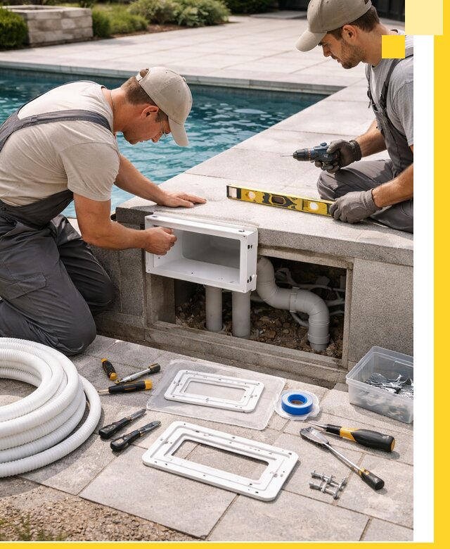 Поставка и установка скиммеров для бассейнов в Кизляре