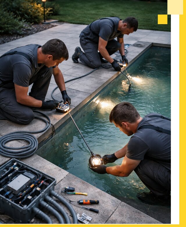 Профессиональное освещение бассейнов в Кизляре: дизайн и монтаж