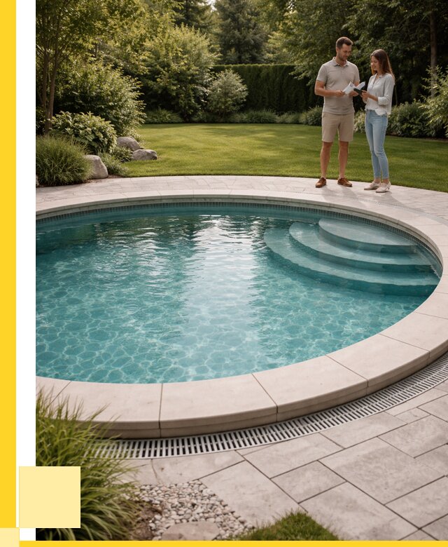 Круглые каркасные бассейны купить в Кизляре от 254025 р. | ЭриданКзр