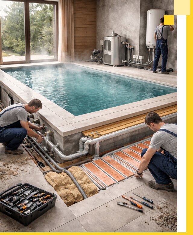 Проектирование и строительство тёплых бассейнов в Кизляре