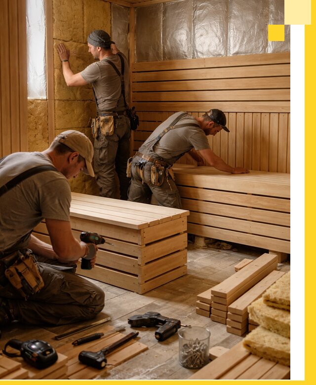 Профессиональное строительство саун под ключ в Кизляре