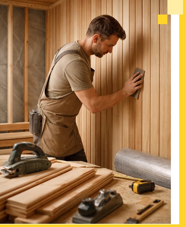 Профессиональная отделка саун и парных под ключ в Кизляре