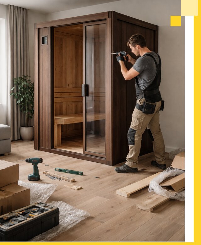 Установка и производство мини саун под ключ в Кизляре