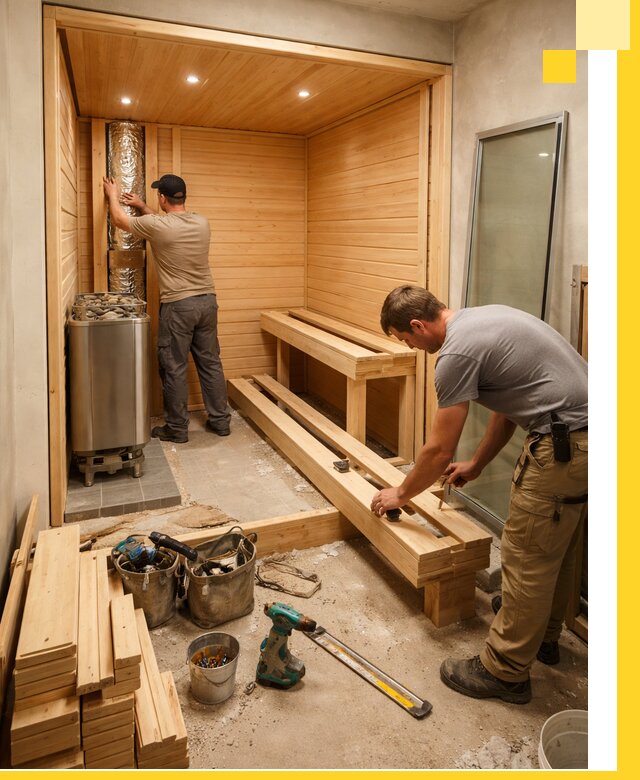 Проектирование и установка домашних саун под ключ в Кизляре