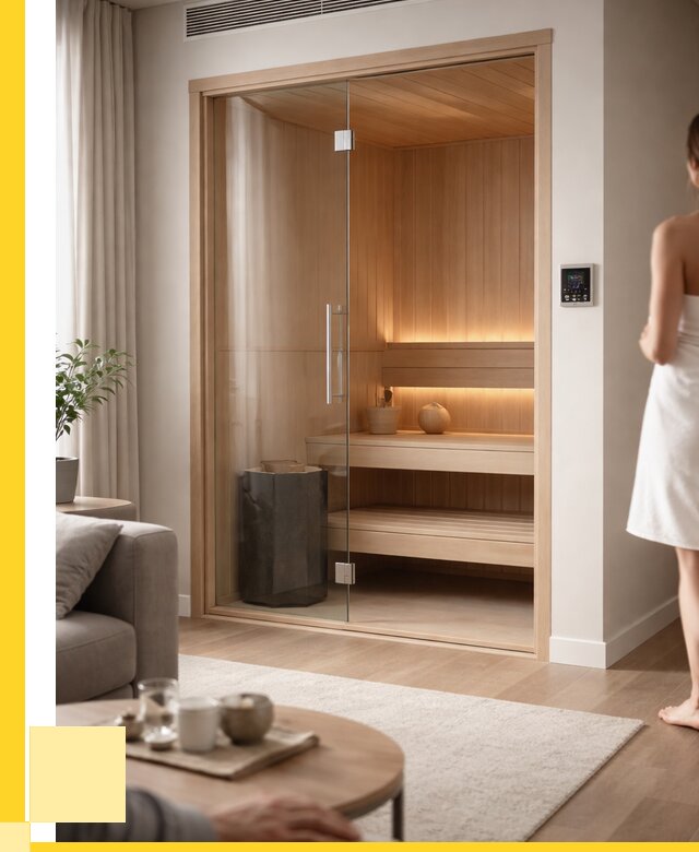 Сауна в квартире под ключ в Кизляре от 121932 р. ЭриданКзр