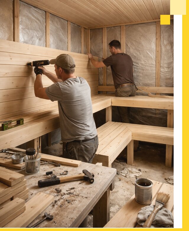 Профессиональная отделка бань и саун под ключ в Кизляре