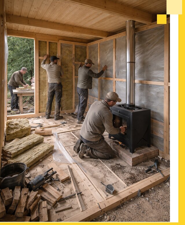 Профессиональный монтаж бань под ключ в Кизляре для дома