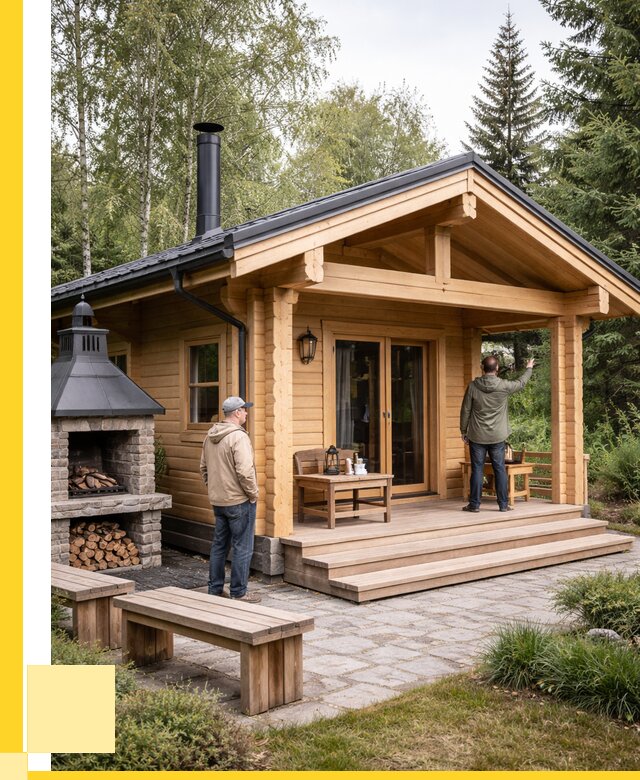 Деревянные бани под ключ в Кизляре от 457245 р. | ЭриданКзр