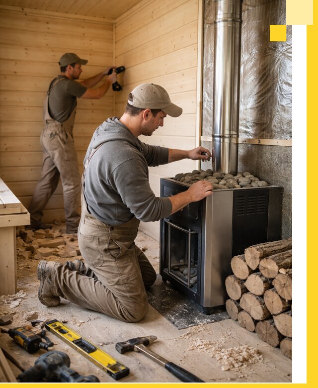 Строительство деревянных бань под ключ в Кизляре проекты и монтаж