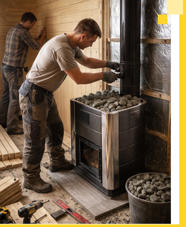 Проектирование и строительство парилок для бани в Кизляре под ключ