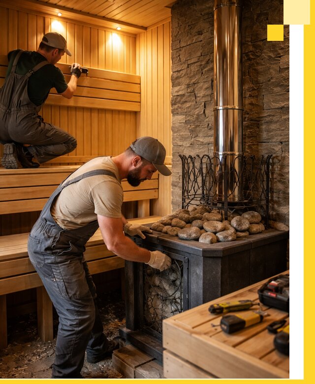 Комплексный дизайн бань, саун и зон отдыха в Кизляре