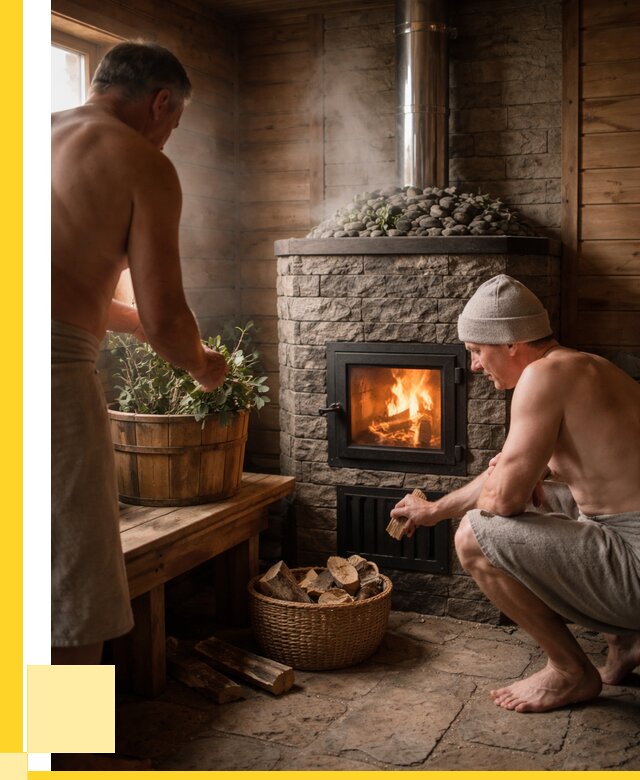 Банные печи под ключ в Кизляре от 45725 р. | ЭриданКзр кирпичная