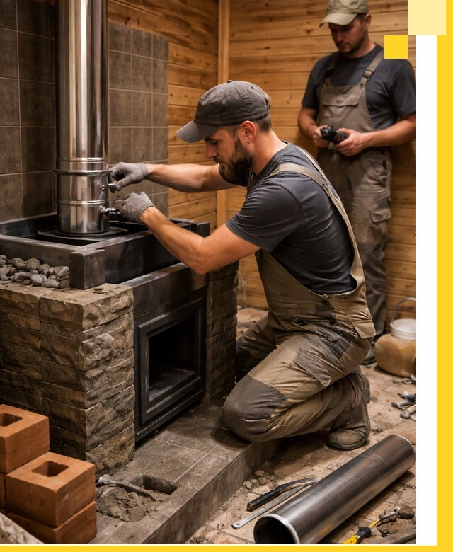 Изготовление и установка банных печей под ключ в Кизляре