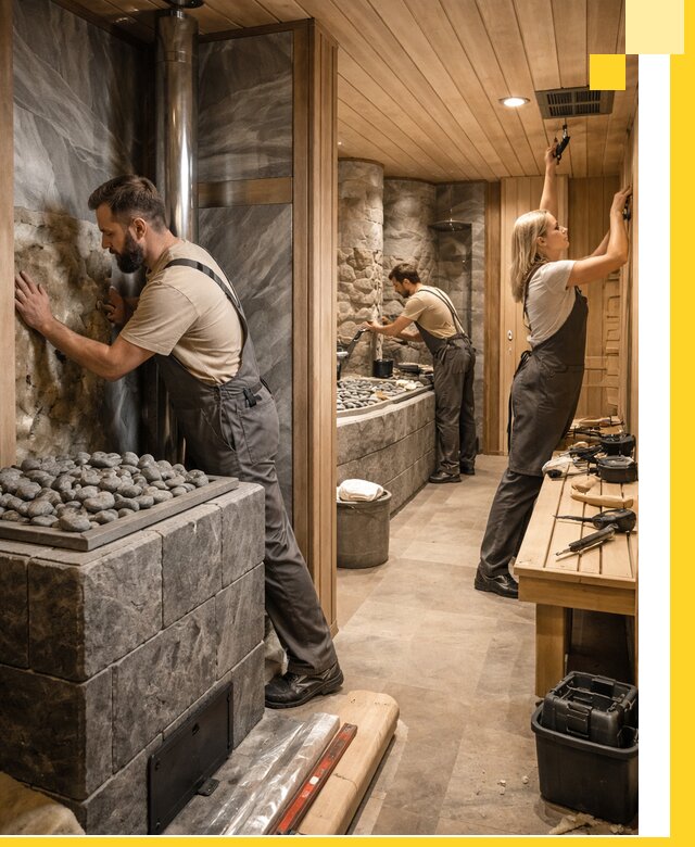 Строительство бань и SPA процедур в Кизляре под ключ и отделкой