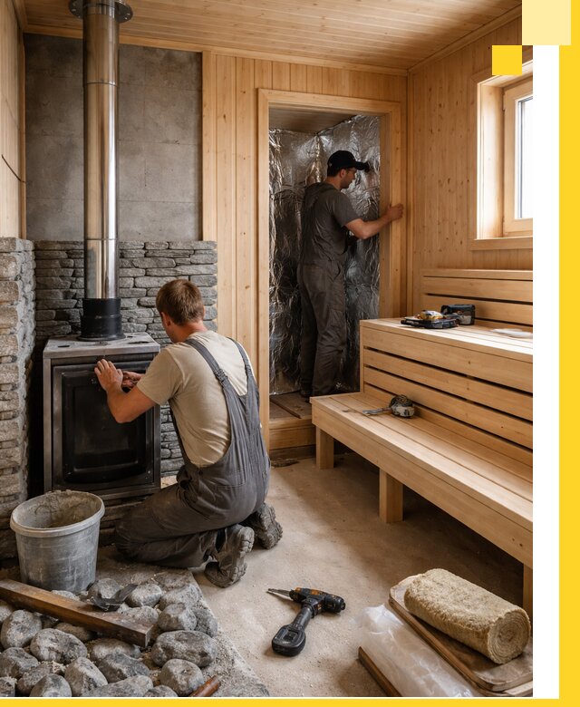 Строительство и изготовление бань под ключ в Кизляре