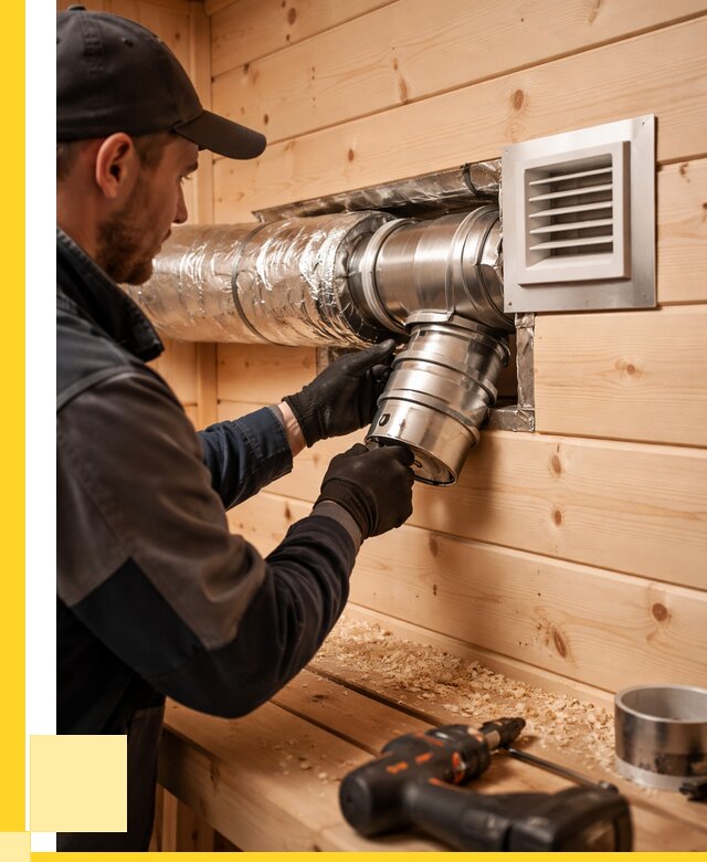 Монтаж вентиляции бани в Кизляре от 12193 р. | ЭриданКзр