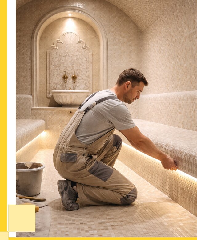 Отделка хамамов под ключ в Кизляре от 5589 р. | ЭриданКзр